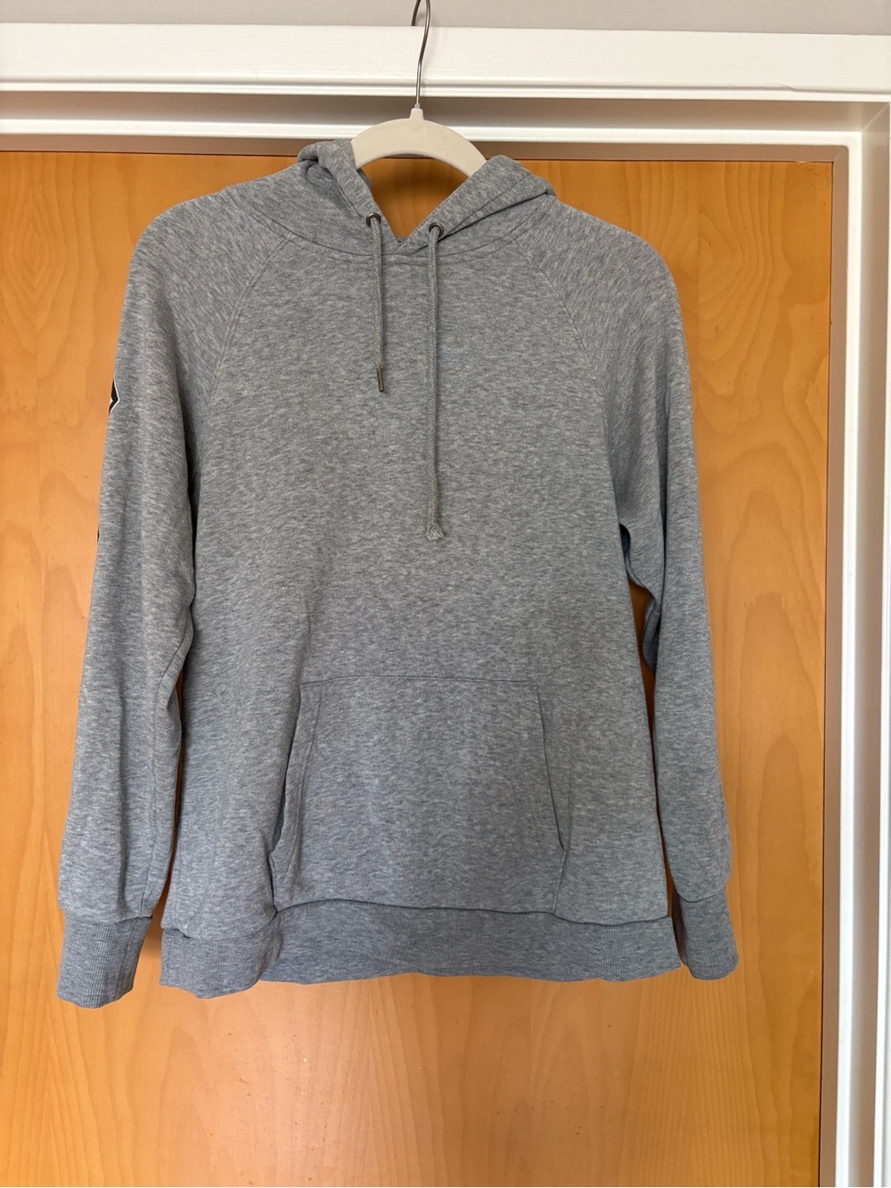 Volcom Women's Heather Gray Pullover Hoodie sz small